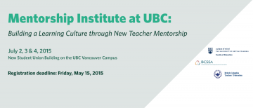 2015 Mentorship Institute at UBC