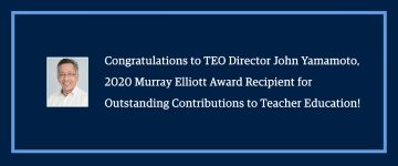 2020 Murray Elliott Award Recipient – John Yamamoto