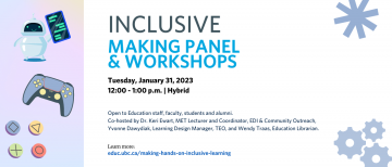 Inclusive Making Panel | January 31, 2023