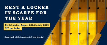 Rent a Locker in Scarfe for 2024/25