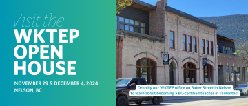 WKTEP Open House | November 29 & December 4, 2024