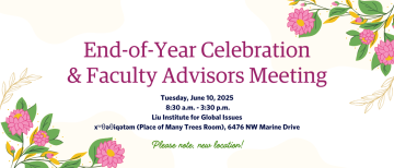 End-of-Year Celebration and Faculty Advisors Meeting | June 10, 2025