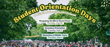 2025 Student Orientation Days